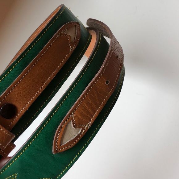 Ralph Lauren vintage western LEATHER belt - Picture 9 of 11